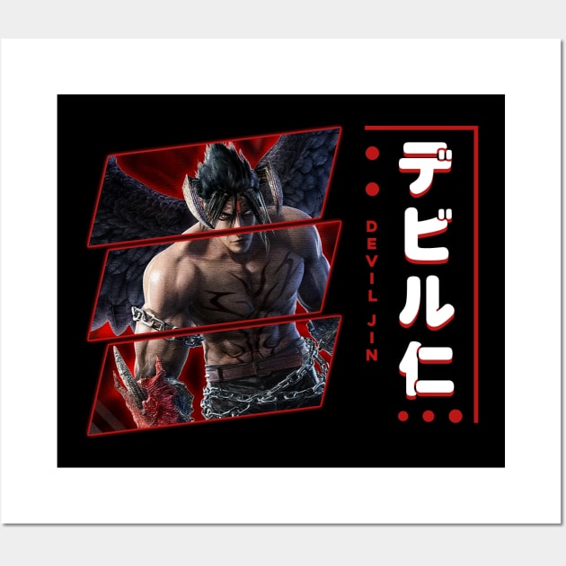 DEVIL JIN TEKKEN - Streetwear Style Wall Art by Skywiz